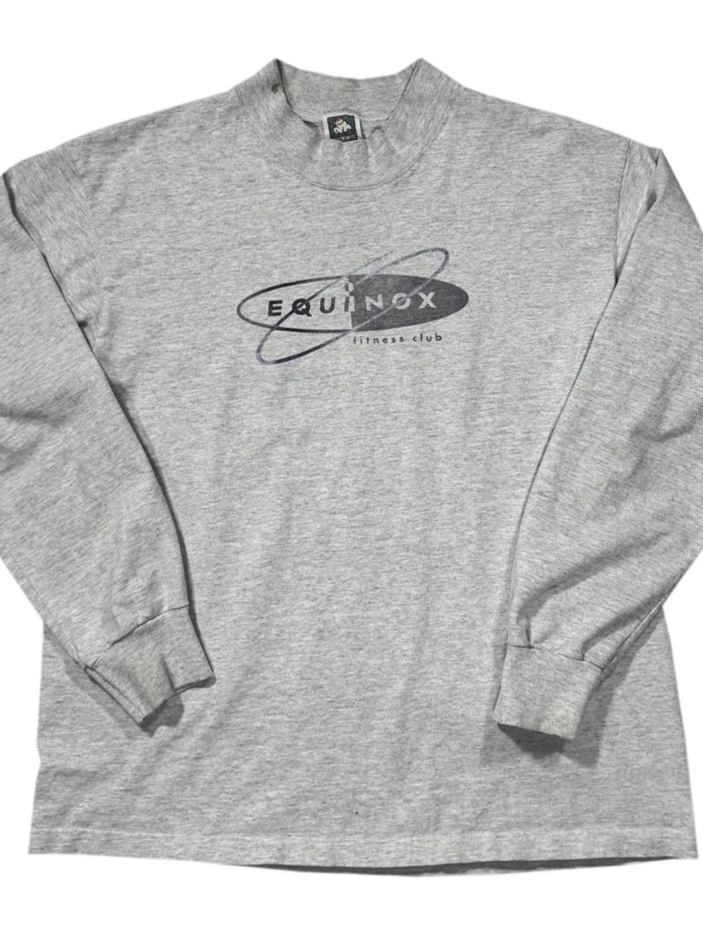 Vintage Equinox Fitness Club Long Sleeve Shirt (Size L)
